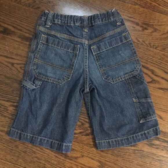OLD NAVY Boys Denim Painter Jean Shorts Size 8 - Picture 2 of 8